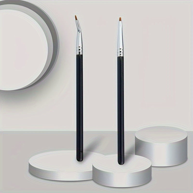 Angled Eye Liner Brush Synthetic Hair Eyeliner Makeup Small Concealer Tool