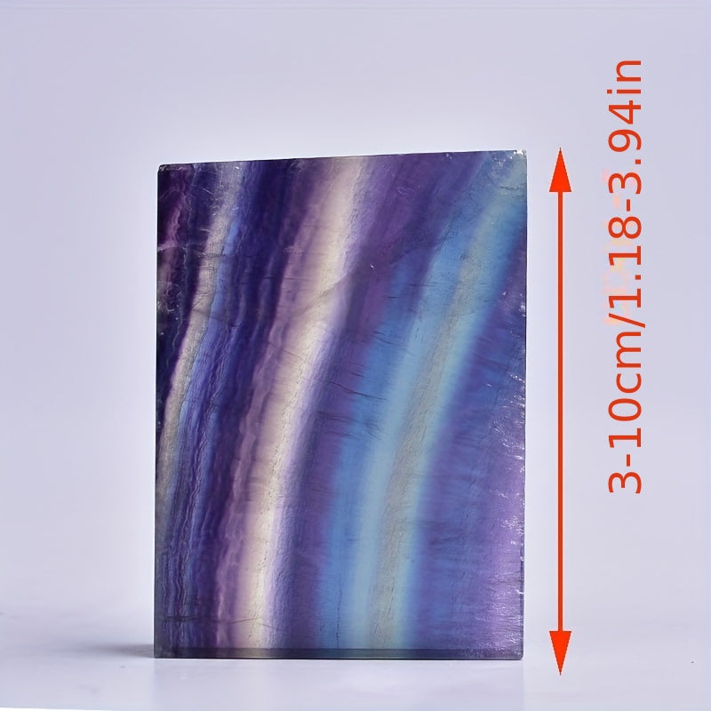 Colorful Fluorite Flake Mineral Ornaments for Home and Office Use
