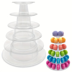 4 6 10 Tier Round Macaron Display Stand Cake Stand Dessert Cupcake Stand