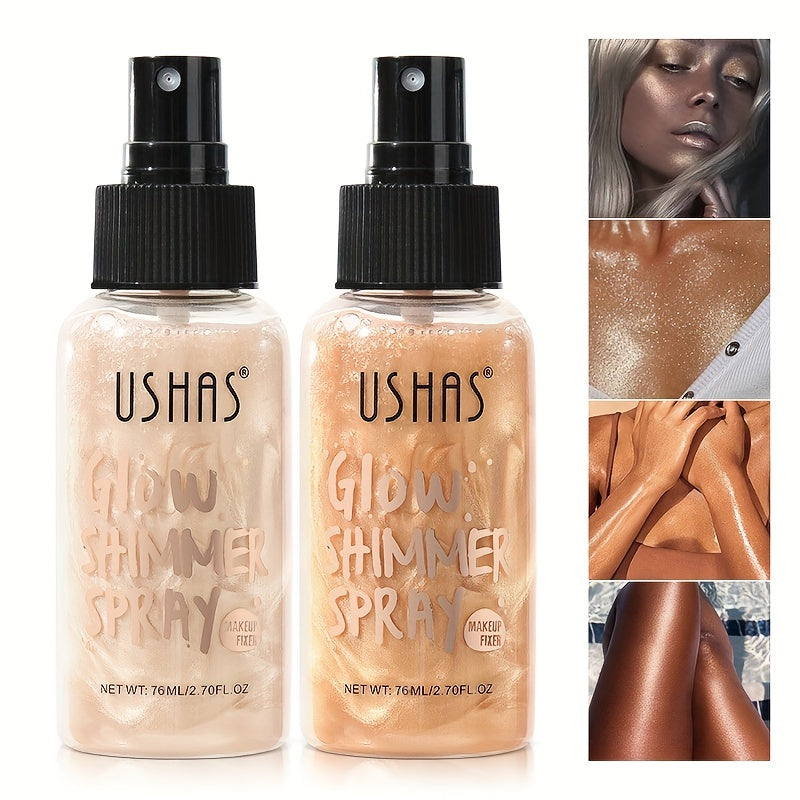 Glitter Spray for Skin, Hair & Body Quick Dry Waterproof