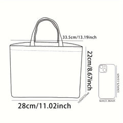 Pink Bow Print Lunch Bag Insulated Reusable Leak Proof Thermal Tote