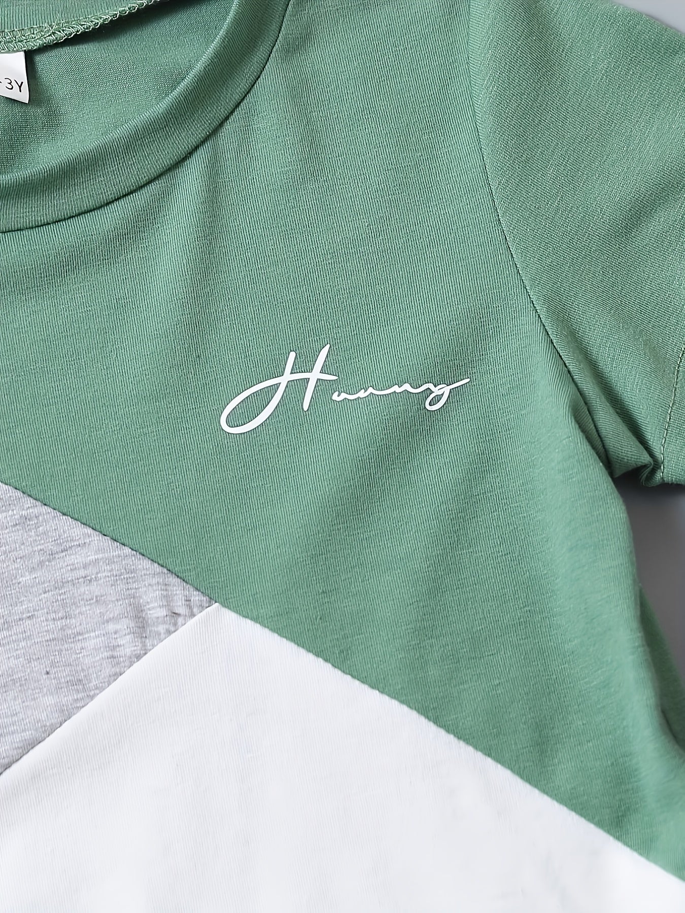 Toddler Boys T-shirt & Shorts Set Crew Neck Short Sleeve Top & Bottoms Kids Summ