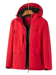 Men's Windproof Hooded Cotton Padded Jacket for Winter