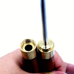 Portable Stainless Steel Ice Pick With Wooden Cover for Ice Breaking