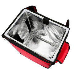 Red 42L Insulated Food Backpack Hot & Cold Thermal Cooler Bag