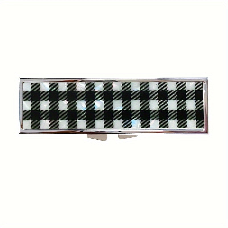 7 Compartment Metal Pill Organizer, Daily Vitamin Storage Case for Travel