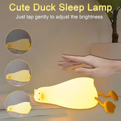 Duck Night Light LED Novelty Lamp 3 Level Dimmable Rechargeable