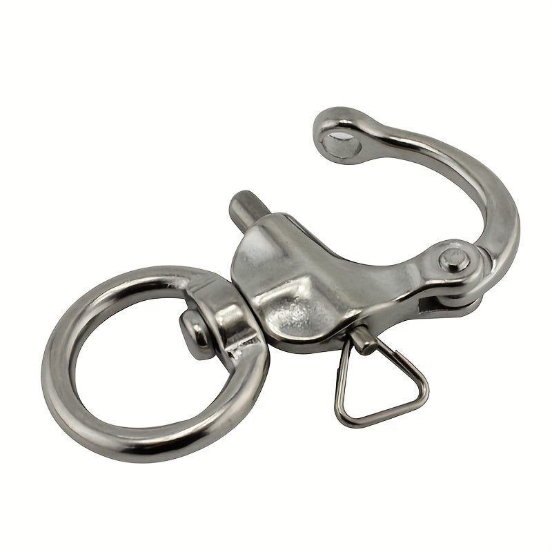 Stainless Steel Swivel Snap Hook Quick Release Buckle Outdoor Camping