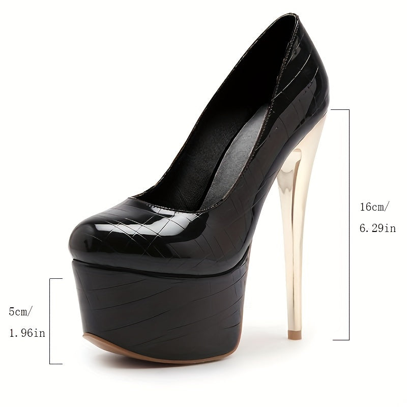 Women's Platform High Heels Slip On Stiletto Heels