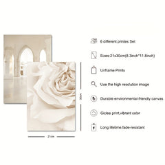 Bohemian Islamic Landscape Canvas Print Moroccan Mosque 8 3x11 8 Inches