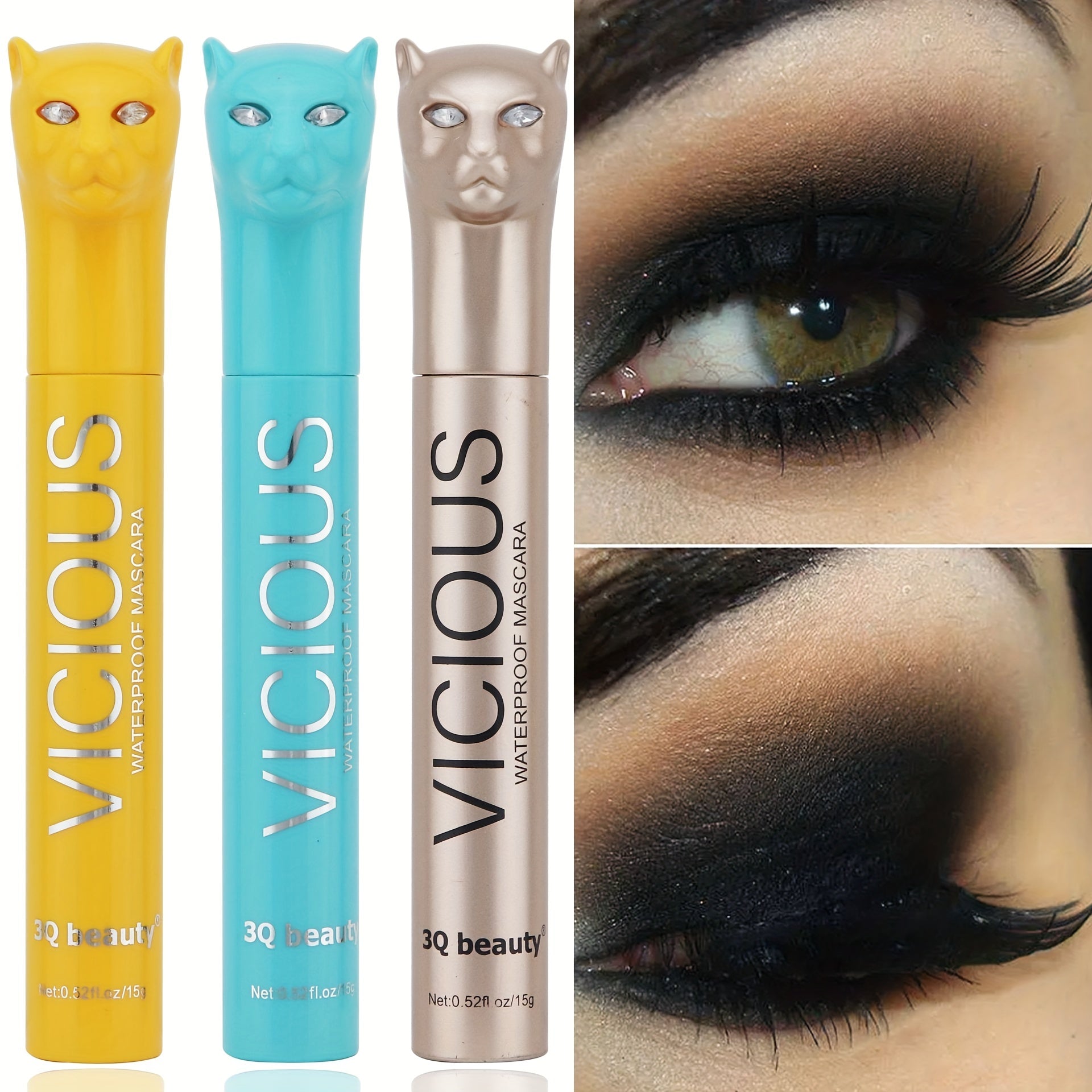 Long Lasting Waterproof Curling Mascara with Eyelash Primer