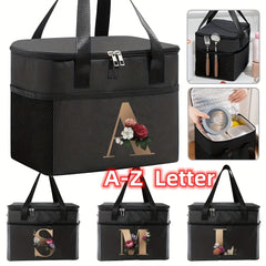 Insulated Canvas Lunch Bag Leakproof Reusable Thermal Tote