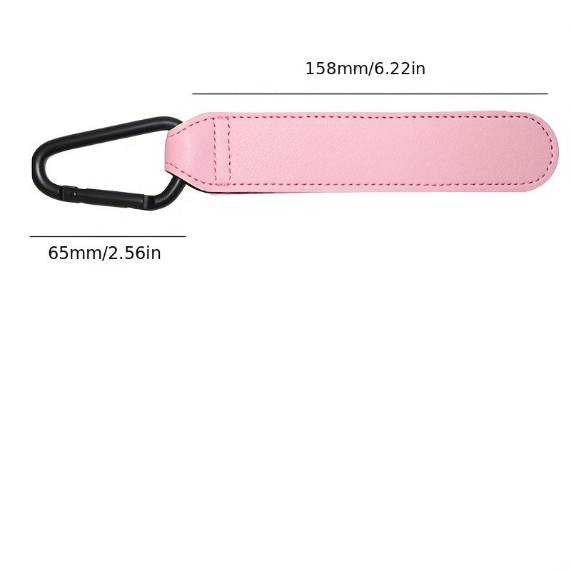 2pcs Stroller Hooks Keep Kids' Stroller Secure w/ Durable Metal Carabiners