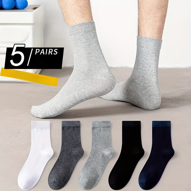 5 Pairs Diabetic Socks Unisex Comfort Stretch Knit Fabric