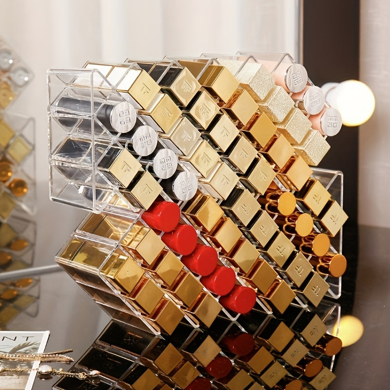 Clear Lipstick Holder 16 28 Spaces Lipgloss Organizers and Storage Case Display