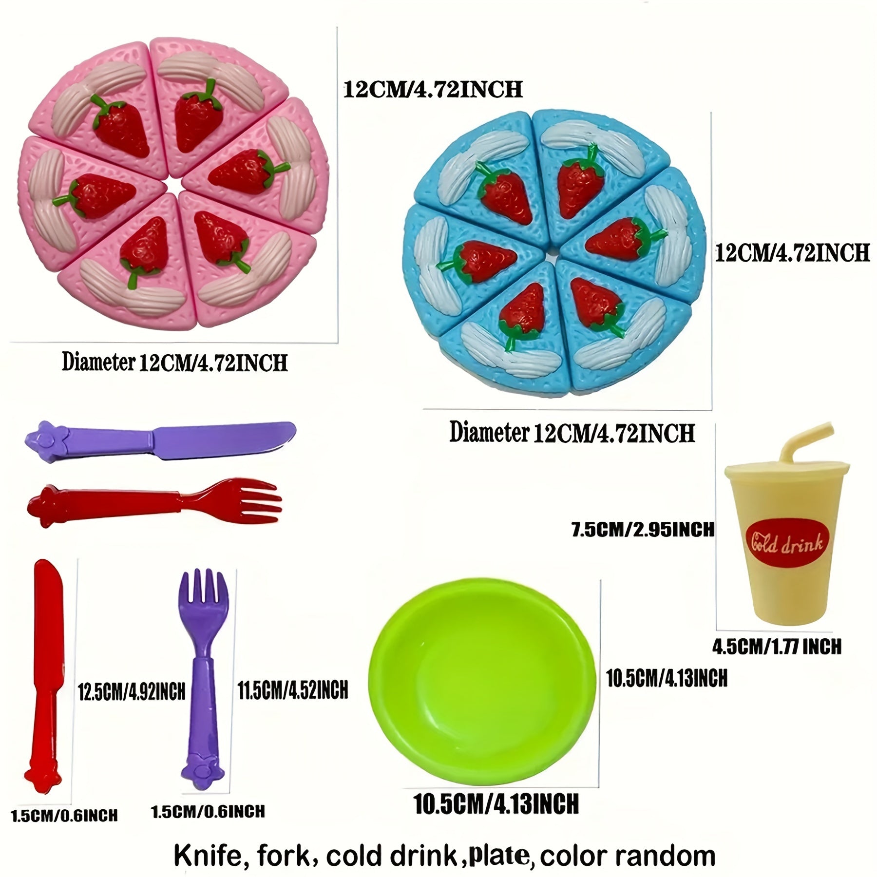 Birthday Cake Pretend Play Set for Kids