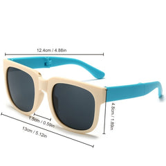 Boy's Folding Cartoon Sunglasses for Outdoor Activities