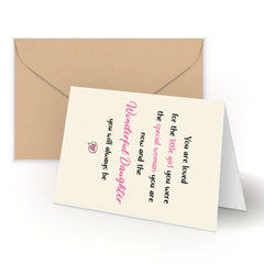 Funny Happy Birthday Card For Daughter - Daughter Gift From Mom Or Dad