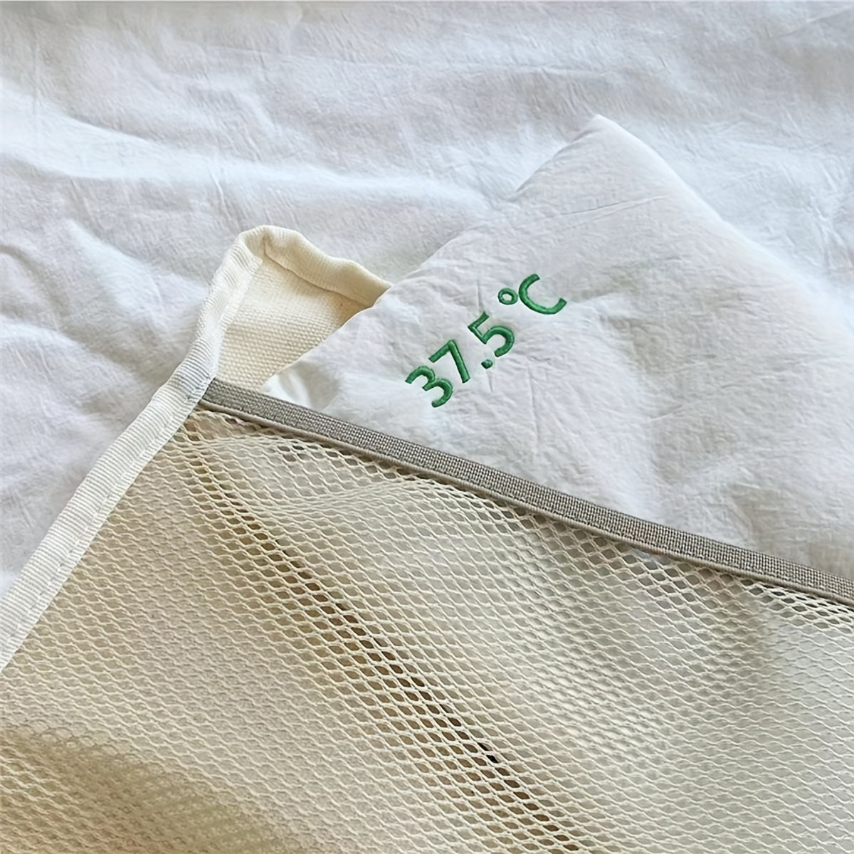 Beige Travel Diaper Bag with Bear Durable Polyester