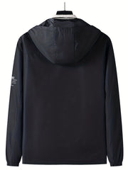 Men's Casual Windbreaker Jacket for Outdoor Activities