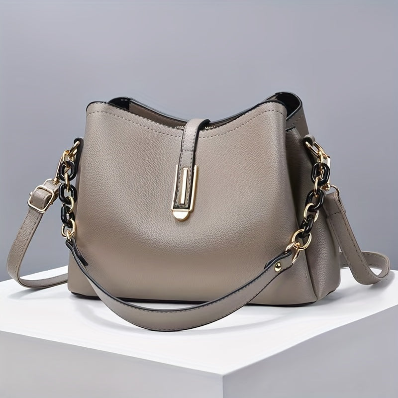 Stylish Crossbody Bag with Chain Strap for Women