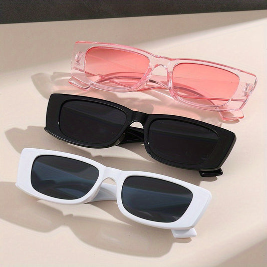 Rectangle Sunglasses UV400 Sun Shades Glasses For Travel