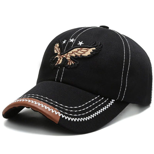Men's Casual Embroidered Eagle Baseball Cap