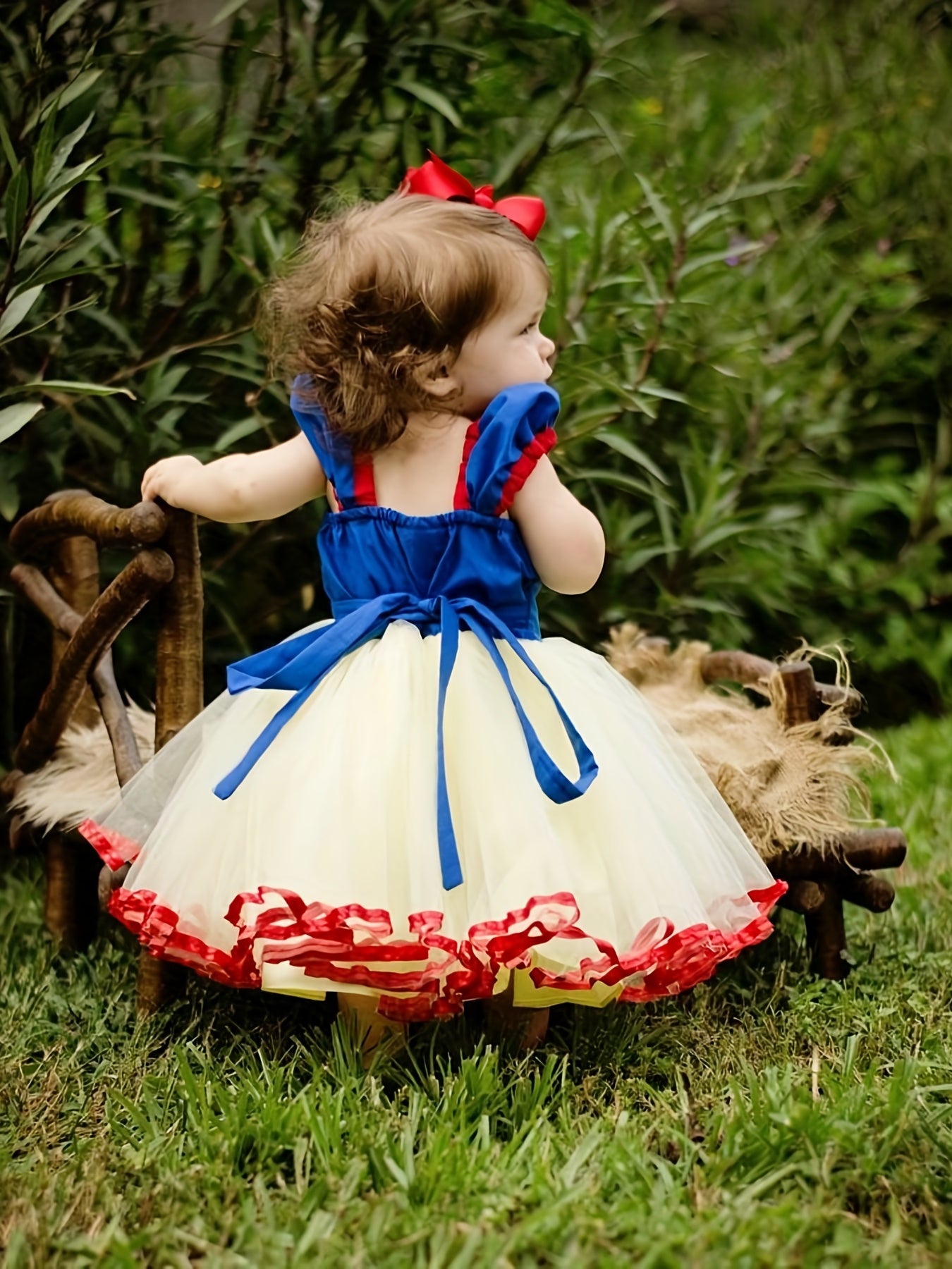 Girl's Princess Dress Mesh Fairy Tale Character Costume