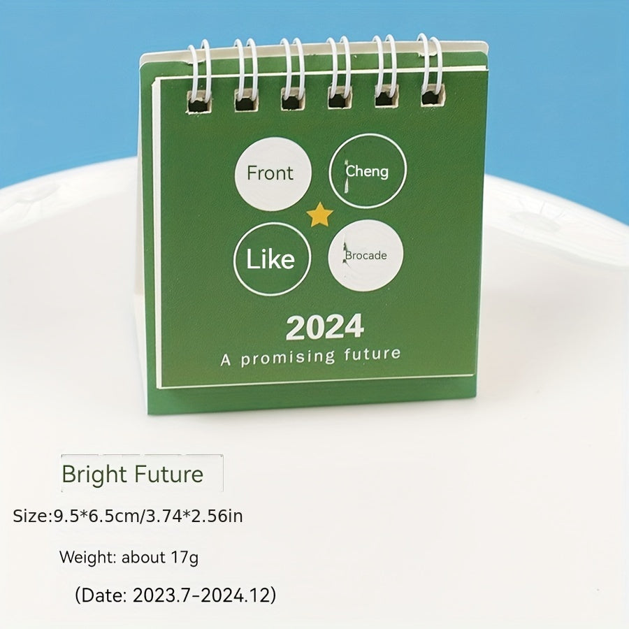 Mini Punch Card Calendar Student Gift Desktop Decoration Desk Calendar