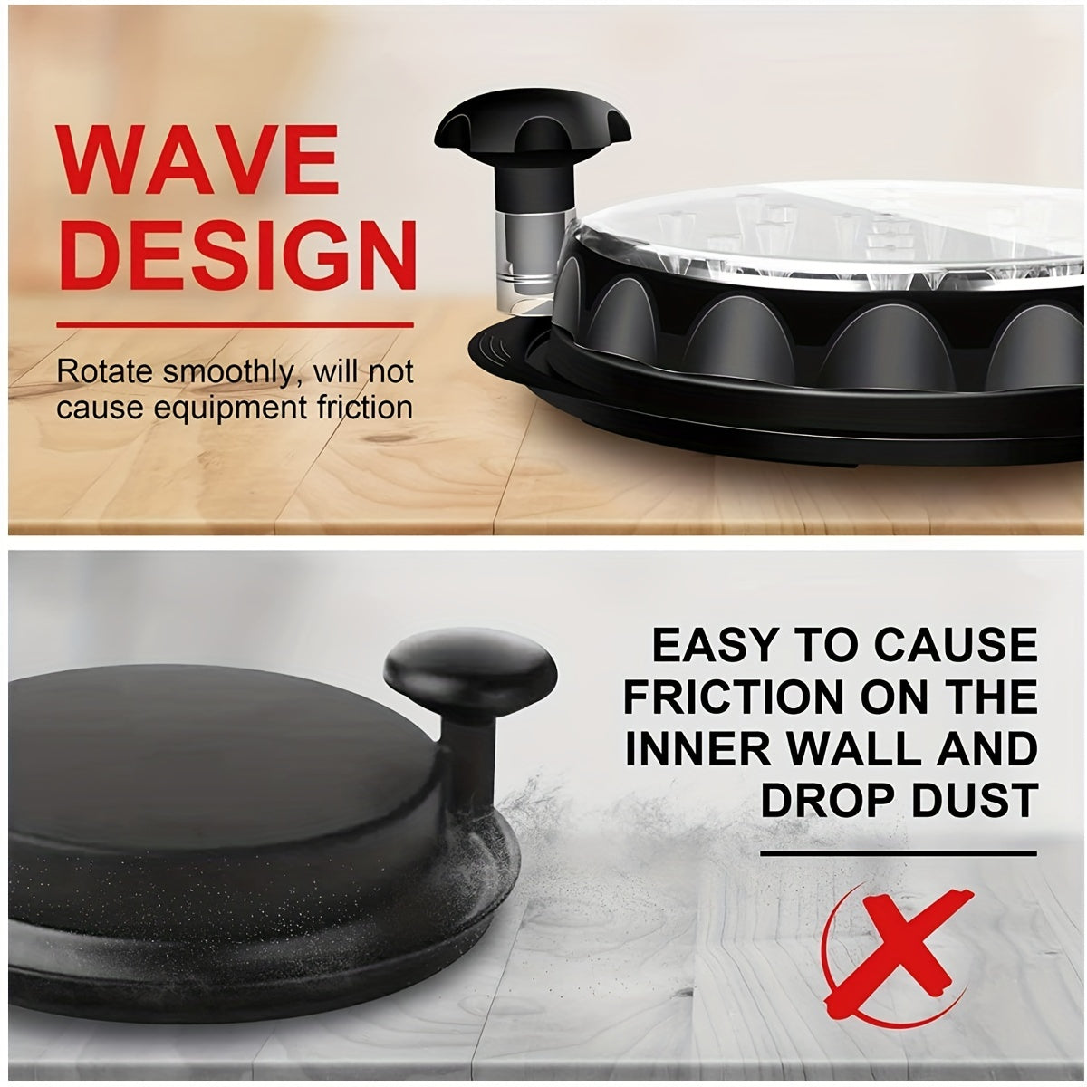 Ergonomic Chicken Shredder with Transparent Lid