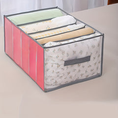 Fabric Storage Box for Clothes Quilts Linens Dustproof Organizer