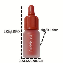 6 Colors Matte Velvet Lip Gloss Red Tone