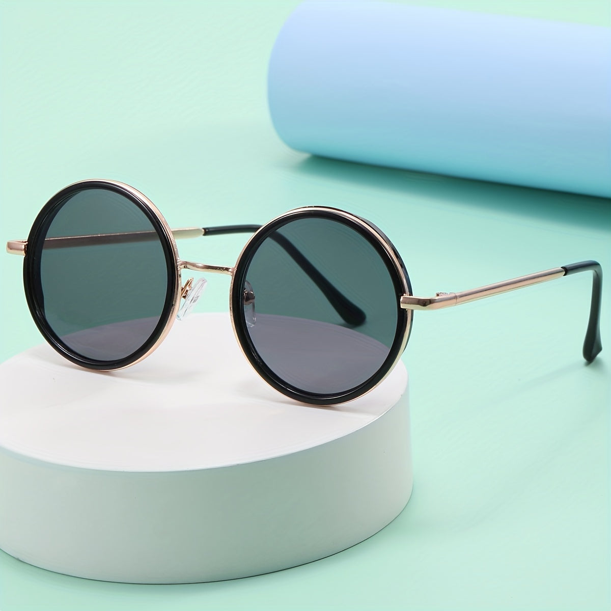 Kids Round Frame Sunglasses UV Protection