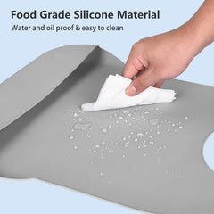 Kitchen Adult Bibs Silicone with Crumb Catcher