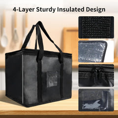 40L Soft Cooler Bag for Hot/Cold Food Camping BBQ Fishing Travel