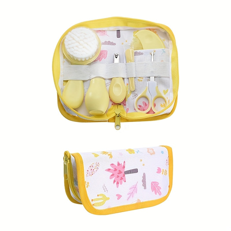 6pcs Baby Care Kit Set with Travel Bag Portable Newborn Grooming Kit