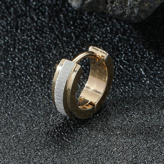 Men's Stainless Steel Hoop Earring