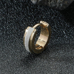 Men's Stainless Steel Hoop Earring
