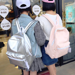 Lady PU Backpack Girl Travel Bag School Campus Bag