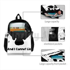 Funny Dog Hiking Backpack Waterproof Camping Travel M