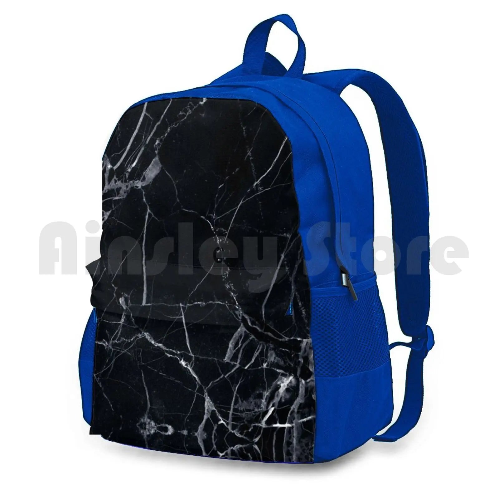 Marble Texture Outdoor Hiking Backpack Waterproof Camping Travel