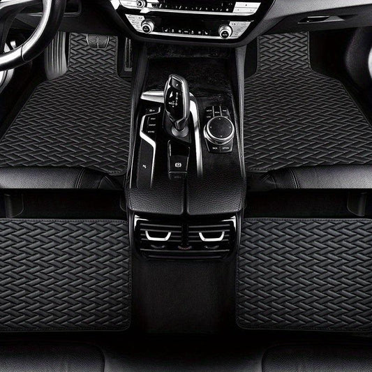 4pcs Universal Car Floor Mat Waterproof Full Set Car Carpet