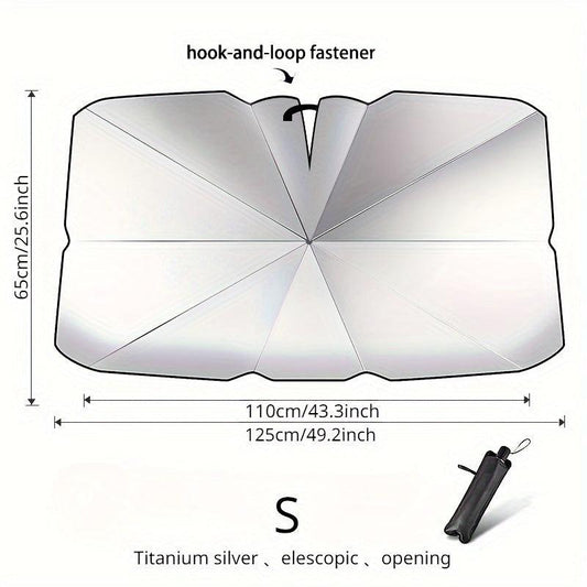Telescopic Front Window Sunshade for Car - Keep Your Car Cool & Protected