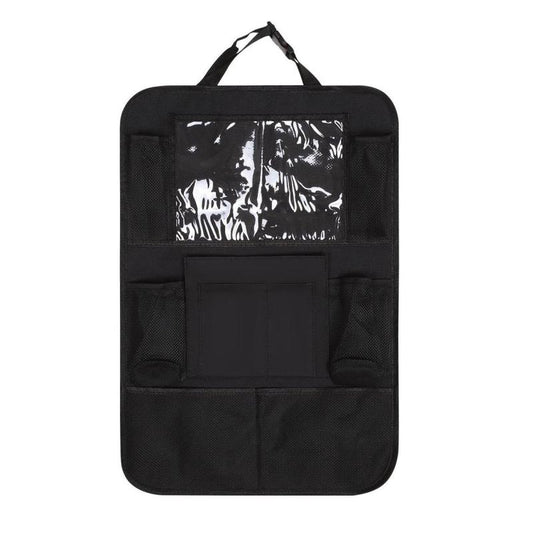Car Seat Organizer & Tablet Holder for Kids' Entertainment on Road Trips