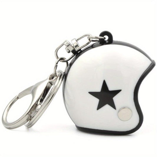 BJMOTO Mini Sport Motorcycle Helmet Pendant Keychain Unisex Keyring