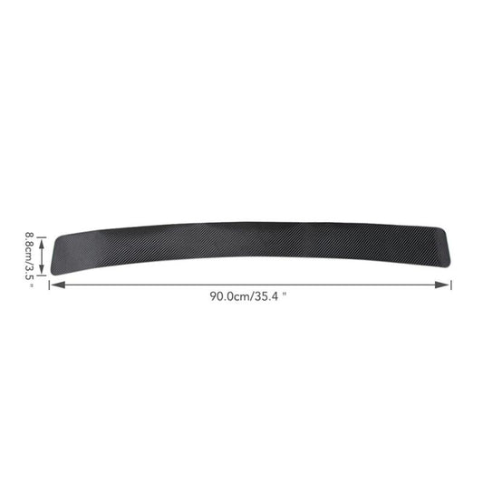 1pc Rear Bumper Protection Carbon Fiber Sticker Car Boot Protective Strip