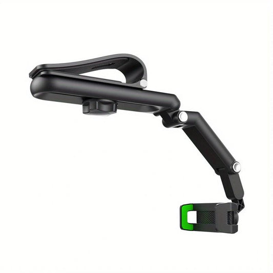 360 Rotating Car Sun Visor Phone Holder Telescopic Clip Bracket