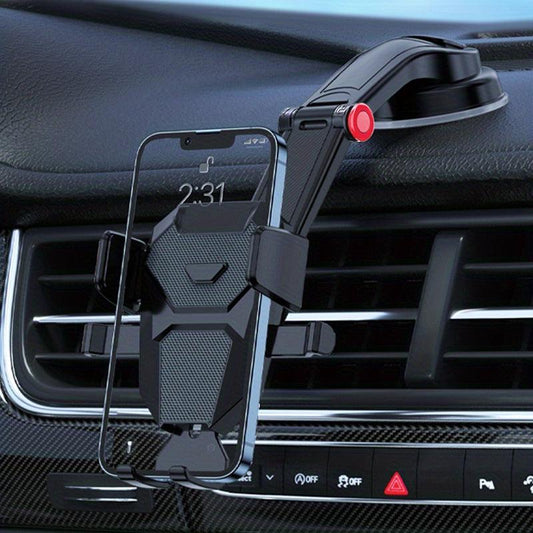 Universal Car Phone Holder with Sturdy Suction Cup Mount