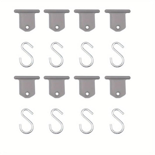 8pcs RV Clogs Rain Canopy Curtain Hook