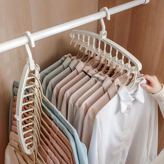 Functional Hole Travel Hanger Drying Rack